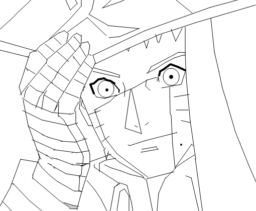 Naruto em Preto e Branco - Desenho de lucastzyt - Gartic