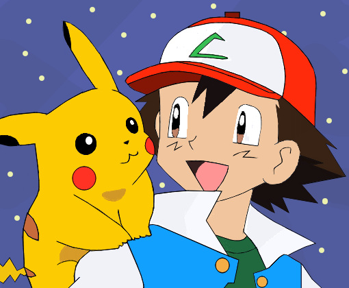 Ash & Pikachu - Desenho de rikaru12 - Gartic