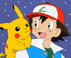 Ash and Pikachu ( Pokémon )