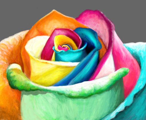 flor colorida Para Gê <3 - Desenho de ramon19years - Gartic