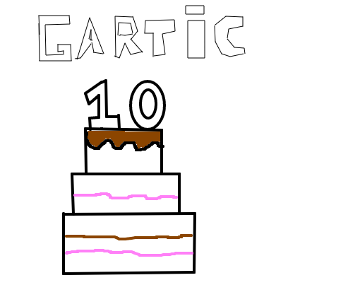 Gartic 10 Anos aniversario do Gartic Hoje 07/03/2018