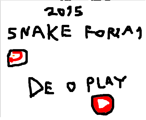 Jogo da Cobrinha Snake Forza 1 -Ano  2015 - 1 Vez Ja Bom?