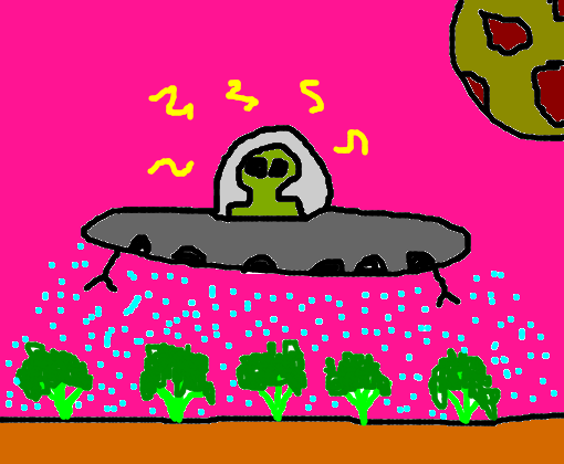 Plantação de Brocolis em Marte
