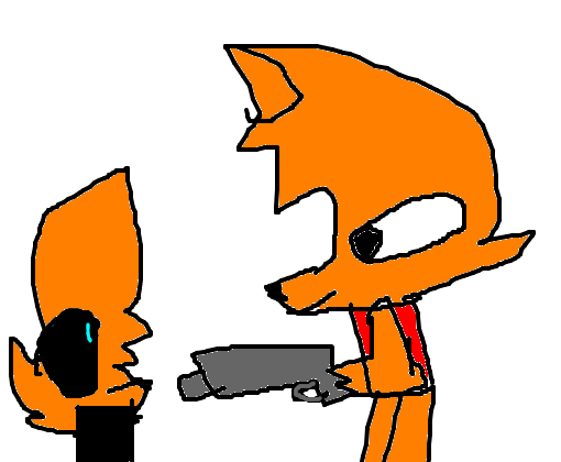 foxy do piggy roblox e o freddy raposo da peppa pig tem uma arma e o foxy n  tem - Desenho de raposa_gamer19 - Gartic