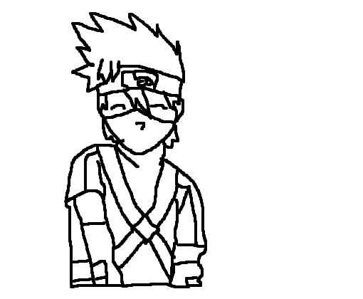 Kakashi '-' p/ Sedentaria_ - Desenho de hipocrita_ - Gartic