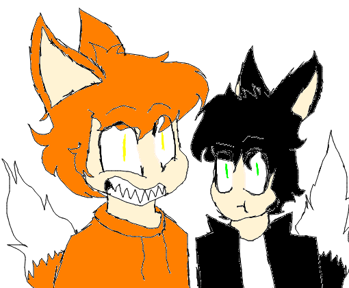 novos ocs:Fox e Wolf