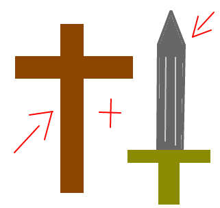 a cruz e a espada