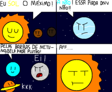 Plutão vs Sol