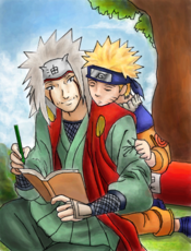 Jiraya e Naruto (PARABENS UHUUU)