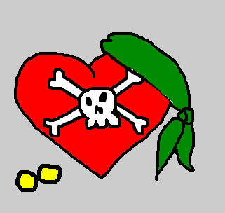 coração pirata