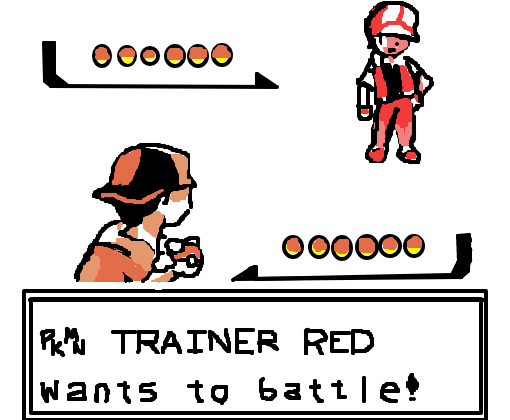 PKMN TRAINER RED wants to battle!