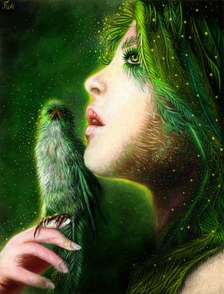 Fantasy Bird Girl