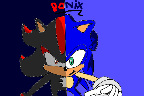 Shadow vs Sonic By:ronix