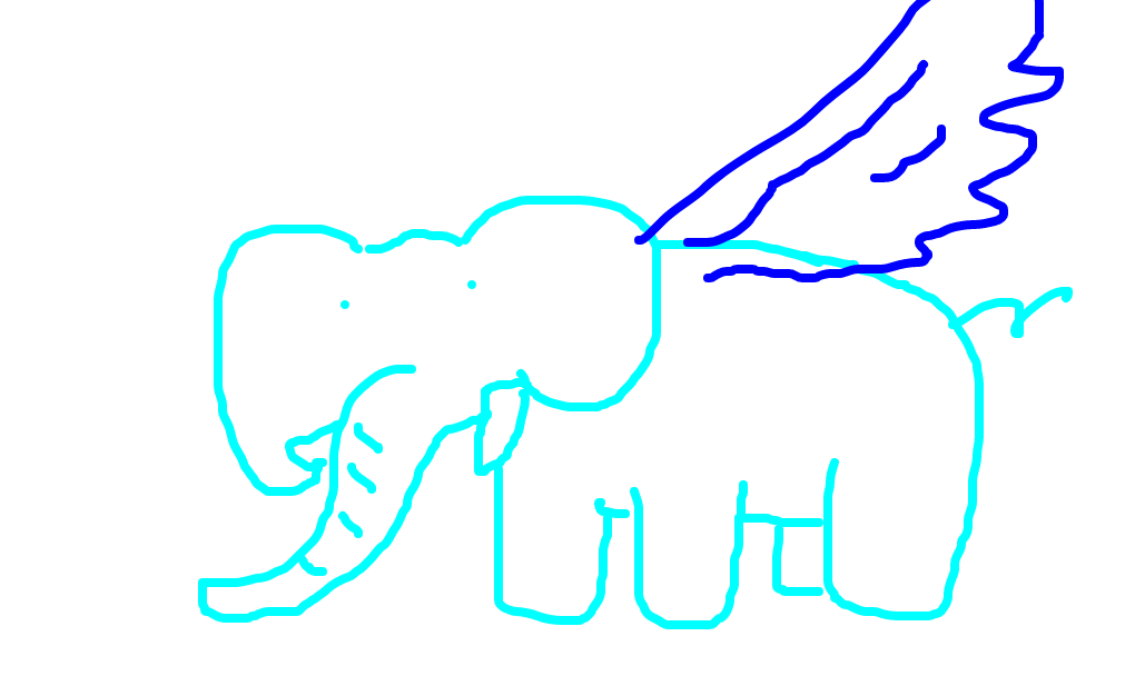 elefante alado