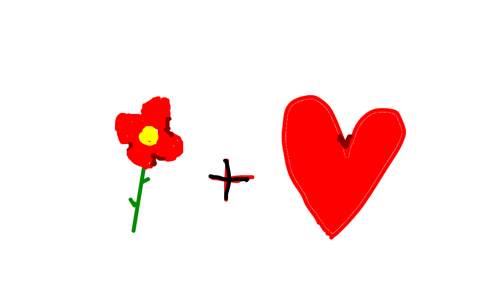 uma rosa com amor
