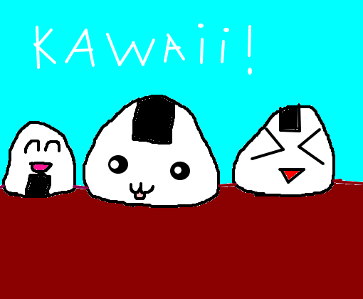 bolinhos de arros kawaii