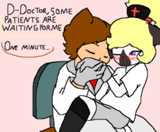 Doctor Syuam and Nurse Miss ¬w¬