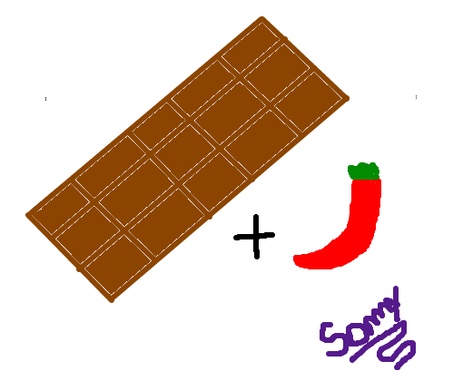 chocolate com pimenta