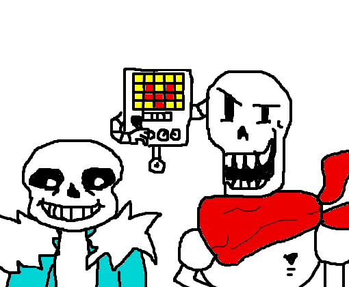 Sans and Papyrus and Mettaton