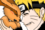 Naruto e Baby Kurama