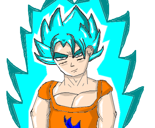 Goku SSJB - colorido - Desenho de soratabaka_ - Gartic