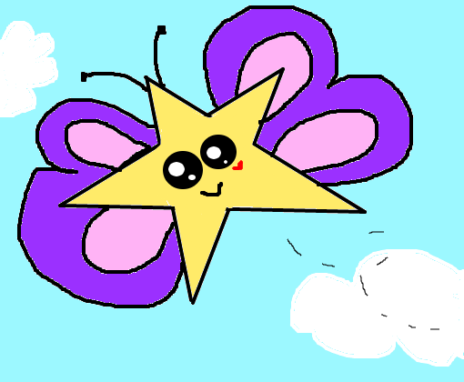 star borboleta pra StrawHat :D 