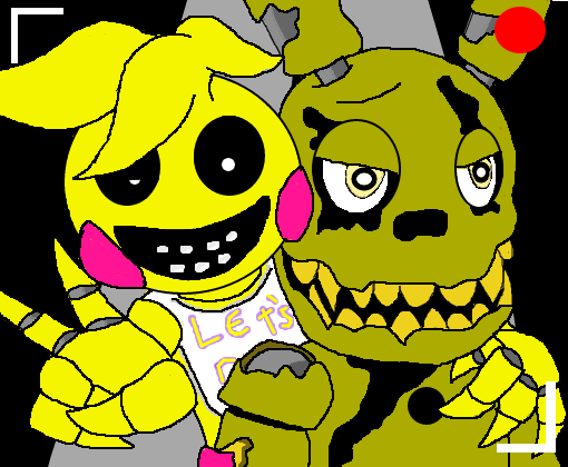 Spring and Toy Chica (para Chica_The_Chicken_ )