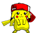 Pikachu de boné para a Leet_hp *-*
