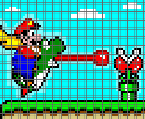It\'s me Mario!! #Pixels