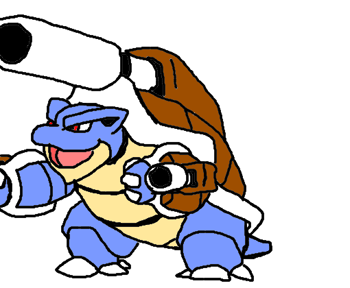 COMO DESENHAR O BLASTOISE (Pokémon)