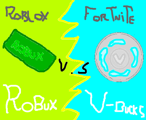V Bucks V S Robux Desenho De Sofiabf Gartic - desenho do robux