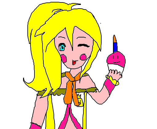 toy chica human