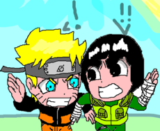 Naruto e Rock Lee