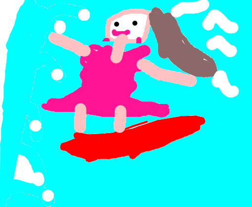 a menina surfista