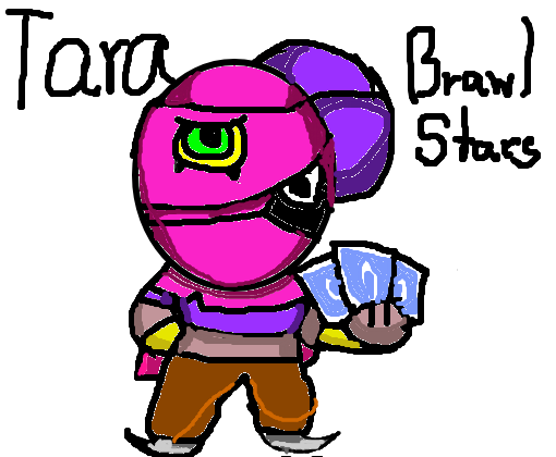 Tara Do Brawl Stars Desenho De Sou Craqui Gartic - personagens do brawl stars como desenhar