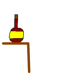 champanhe numa mesa de um pe 