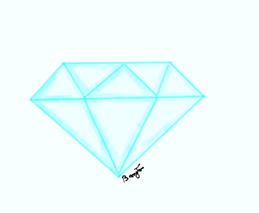 Diamante Kawaii - Desenho de pimentaopep - Gartic