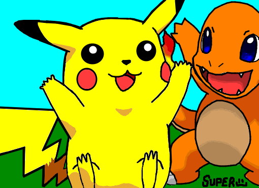 Pikachu & Charmander