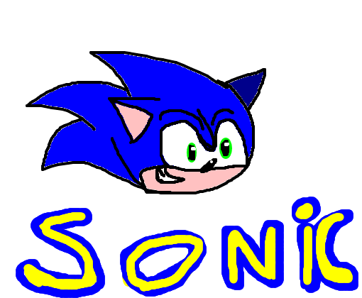 Como desenhar um Sonic fácil e rápido!! 