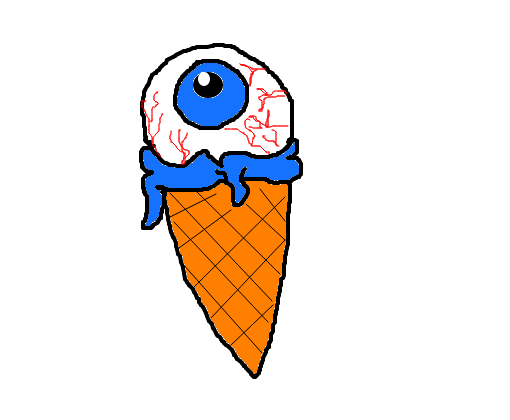 sorvete de olho