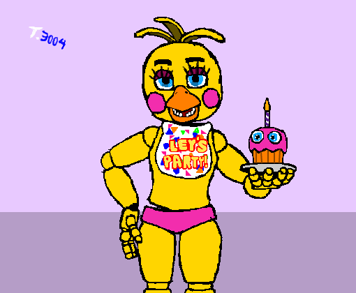 Withered Chica - Desenho de tales_3004 - Gartic