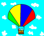 viagem de balão