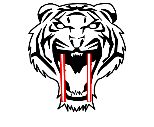 tigre dente de sabre
