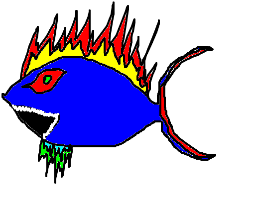 Casal peixe (pintado) - Desenho de luiz_peixe - Gartic