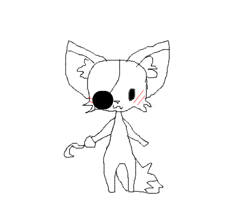 Como desenhar uma raposa kawaii 