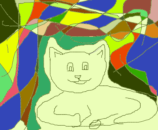 ~gato fundo abstrato