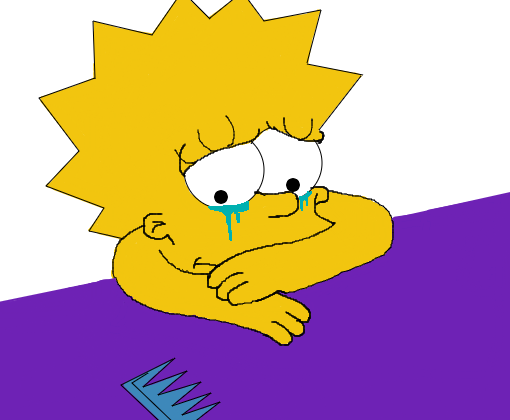 Códigos e downloads de imagens animadas de Lisa triste #91222334,450511948