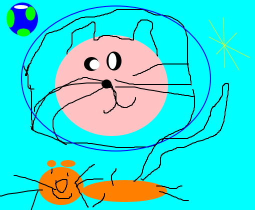 Meu Desenho do Gato Galáctico
