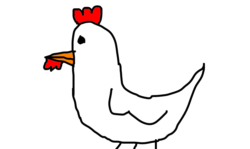 Galinha - Desenho de teusgameer - Gartic