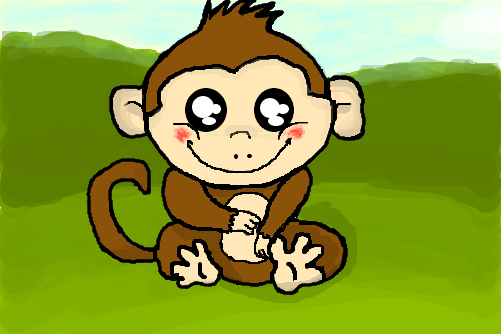 Macaco - Desenho de tha481 - Gartic